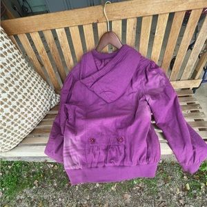 Roxy magenta purple bomber jacket juniors large